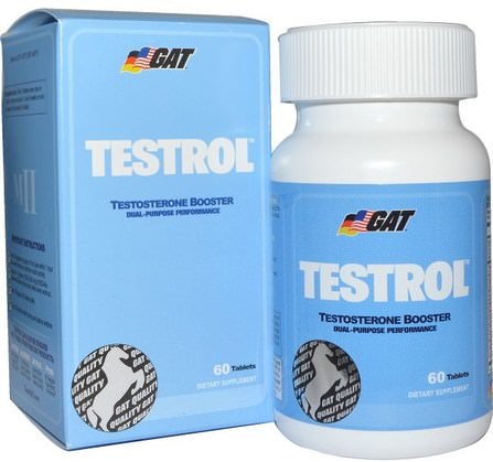 Testrol, Testosterone Booster, 60 Tablets by GAT, 健康，男人，睾丸激素 HK 香港