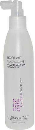 Root 66, Max Volume, Directional Root Lifting Spray, 8.5 fl oz (250 ml) by Giovanni, 洗澡，美容，頭髮，頭皮，自然髮膠 HK 香港