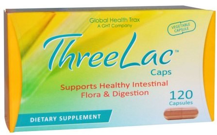 ThreeLac Caps, 120 Capsules by Global Health Trax, 健康，感冒和病毒，免疫系統 HK 香港