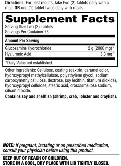 健康 - Schiff, Glucosamine, 2000 mg, 150 Coated Tablets