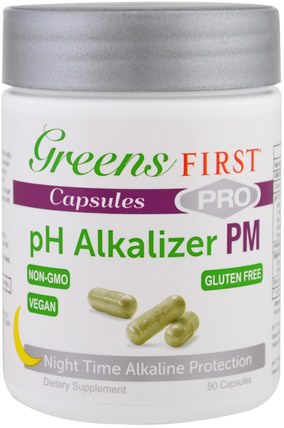 Pro pH Alkalizer PM, 90 Capsules by Greens First, 補品，超級食品 HK 香港