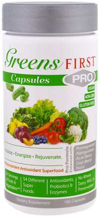 PRO Phytonutrient Antioxidant Superfood, 180 Capsules by Greens First, 補品，超級食品 HK 香港