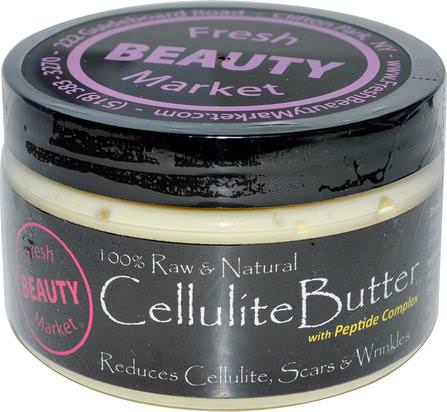 Fresh Beauty Market, Cellulite Butter, 4 oz by Greensations, 健康，皮膚，橘皮組織 HK 香港