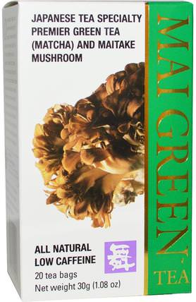 Mai Green Tea, 20 Tea Bags, 1.08 oz (30 g) by Mushroom Wisdom, 食物，涼茶，綠茶 HK 香港