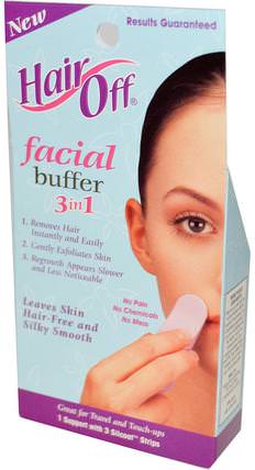 Facial Buffer 3 in 1 Kit by HairOff, 洗澡，美容，剃須，蠟條脫毛，面部護理 HK 香港