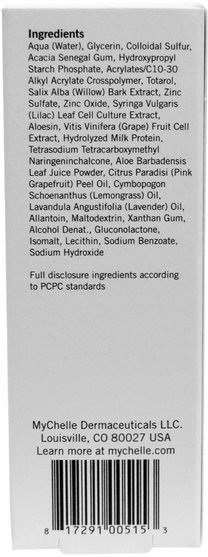 健康，粉刺，皮膚類型痘痘皮膚，美容，面部護理，皮膚類型組合到油性皮膚 - MyChelle Dermaceuticals, Serums & Oils, Clear Skin Spot Treatment, Oily/Blemish.5 fl oz (15 ml)
