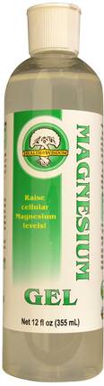 12 fl oz (355 ml) by Health and Wisdom Magnesium Gel, 補充劑，礦物質，氯化鎂 HK 香港