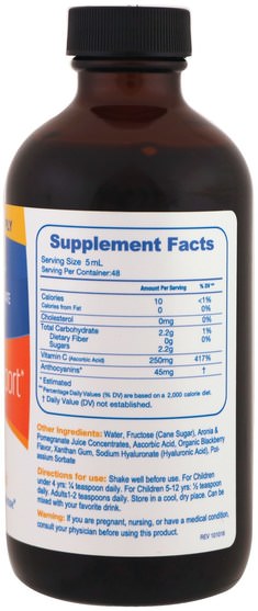 健康，感冒和病毒，免疫系統 - Hyalogic Immune Support, Immune C Liquid, Berry Flavored Liquid, 8 fl oz (236 ml)