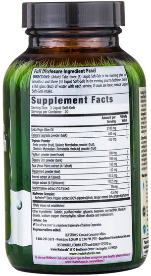 健康，排毒 - Irwin Naturals, Colon Flush, Extra Strength, 60 Liquid Soft-Gels