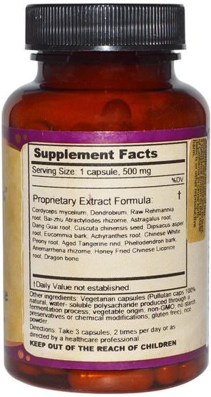 健康 - Dragon Herbs, Profound Essence, 500 mg, 100 Veggie Caps