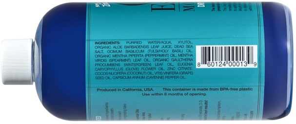 健康，口乾，口腔牙齒護理 - Oral Essentials, Mouthwash, Dry Mouth Formula with Zinc, 16 oz (473 ml)
