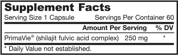 健康，精力 - Jarrow Formulas, Shilajit Fulvic Acid Complex, 60 Veggie Caps