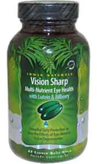 健康，眼保健，視力保健，視力 - Irwin Naturals, Vision Sharp, Multi-Nutrient Eye Health, 42 Liquid Soft-Gels