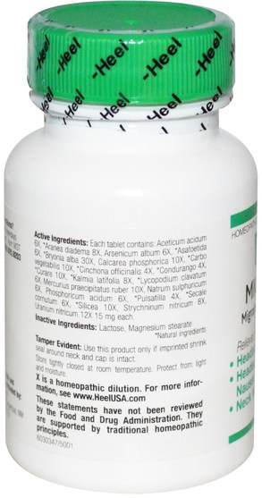 健康，頭痛，補品，順勢緩解疼痛 - MediNatura, BHI, Migraine Relief, 100 Tablets