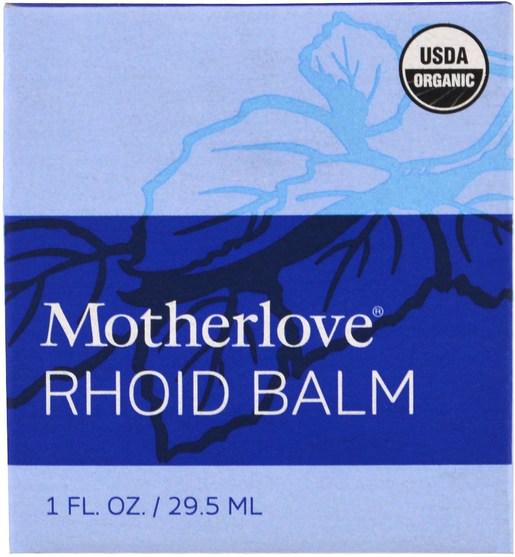健康，痔瘡，痔瘡產品 - Motherlove, Rhoid Balm, 1 oz (29.5 ml)