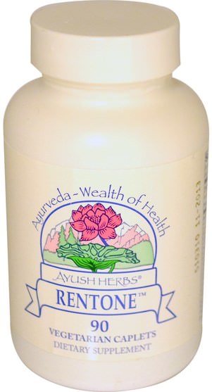 健康，腎臟 - Ayush Herbs Rentone, 90 Veggie Caplets