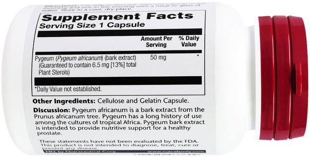 健康，男人，pygeum - Solaray, Pygeum Africanum Extract, 50 mg, 60 Capsules