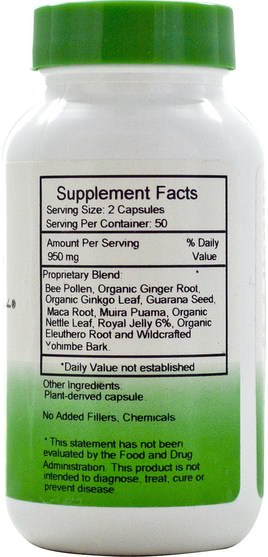 健康，男人，女人 - Christophers Original Formulas, Herbal Libido Formula, 475 mg, 100 Veggie Caps