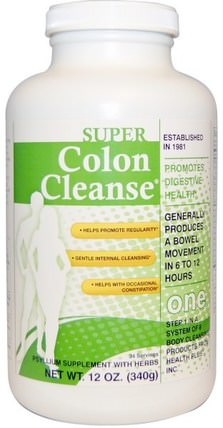 One, 12 oz (340 g) by Health Plus Super Colon Cleanse, 健康，結腸健康，排毒，結腸清洗 HK 香港