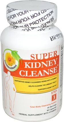 Total Body Cleansing System, Step 3, 90 Capsules by Health Plus Super Kidney Cleanse, 健康，腎臟 HK 香港