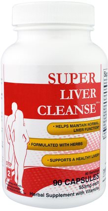 Step 2, 90 Capsules by Health Plus Super Liver Cleanse, 健康，肝臟支持 HK 香港