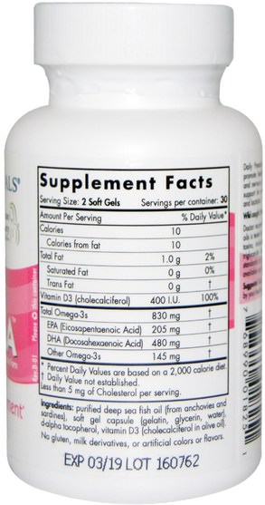 健康，懷孕 - Nordic Naturals, Daily Prenatal DHA, 500 mg, 60 Soft Gels