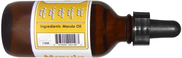 健康，皮膚，沐浴，美容油 - Russell Organics, Marula Oil, 2 fl oz (60 ml)