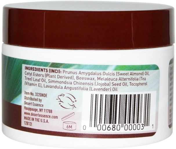 健康，皮膚，潤膚露 - Desert Essence, Tea Tree Oil Skin Ointment, 1 fl oz (29.5 ml)
