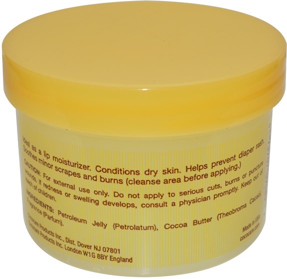 健康，皮膚，可可脂 - Cococare, Cocoa Butter Petroleum Jelly, 7 oz (198 g)