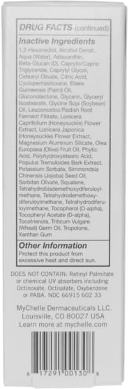 健康，皮膚，面霜日，美容，面部護理 - MyChelle Dermaceuticals, Daily Defense Cream, SPF 17, 1.2 fl oz (35 ml)