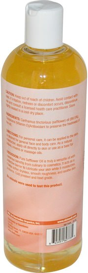 健康，皮膚，按摩油，補充劑，紅花油 - Life Flo Health, Pure Safflower Oil, Skin Care, 16 fl oz (473 ml)
