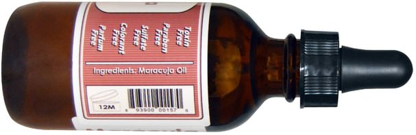健康，皮膚血清 - Russell Organics, Maracuja Oil, 2 fl oz (60 ml)
