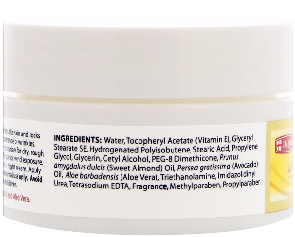 健康，皮膚，維生素E油霜，美容，面部護理 - De La Cruz, Vitamin E Cream, Moisturizer, 0.21 oz (6 g)