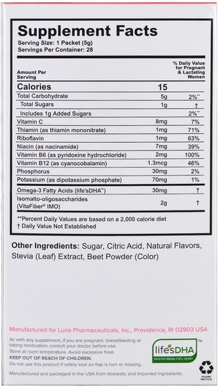 健康，女性 - Premama, Prenatal Energy Drink Mix, Watermelon, 28 Packets, 0.18 oz Each