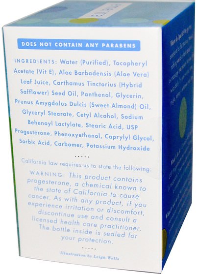 健康，女性，黃體酮霜產品 - Emerita, Pro-Gest, Balancing Cream, Fragrance Free, 48 Single-Use Packets, 2.2 oz (62 g)