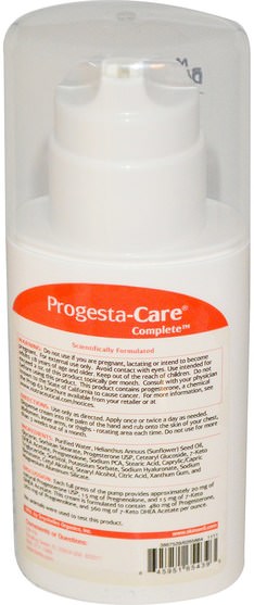 健康，女性，孕激素霜產品，補充劑，孕烯醇酮 - Life Flo Health, Progesta-Care Complete, 4 oz (113.4 g)