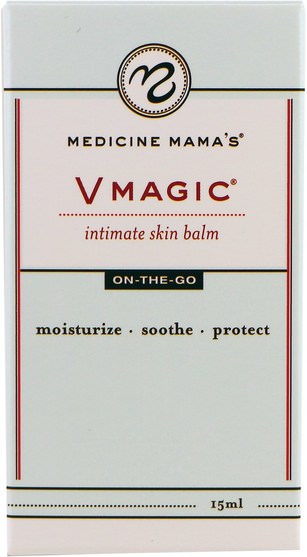健康，女性，皮膚 - Medicine Mamas, VMagic, Intimate Skin Balm, 15 ml
