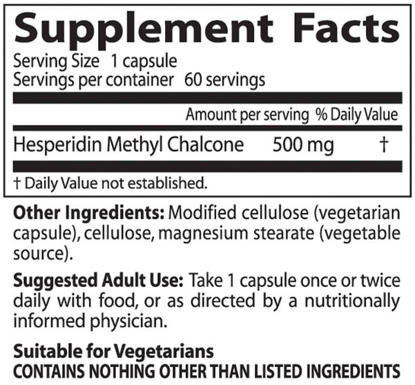 健康，女性，靜脈曲張的護理 - Doctors Best, Best Hesperidin, Methyl Chalcone, 500 mg, 60 Veggie Caps