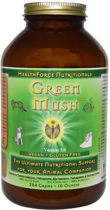 Green Mush, Version 5.0, 10 oz (284 g) by HealthForce Nutritionals, 補品，超級食品，綠色蔬菜 HK 香港