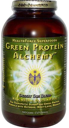Green Protein Alchemy, Desert Sun Blend, 17.65 oz (500 g) by HealthForce Nutritionals, 補品，超級食品，綠色蔬菜 HK 香港
