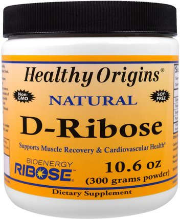 D-Ribose Powder, 10.6 oz (300 g) by Healthy Origins, 運動，核糖 HK 香港