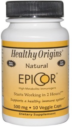 EpiCor, 500 mg, 10 Veggie Caps by Healthy Origins, 健康 HK 香港