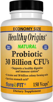 Probiotic, 30 Billion CFUs, 150 Vcaps by Healthy Origins, 補充劑，益生菌，穩定的益生菌 HK 香港