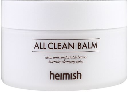 All Clean, Balm, 120 ml by Heimish, 美容，面部護理，洗面奶 HK 香港