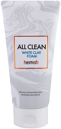 All Clean, White Clay Foam, 150 g by Heimish, 美容，面部護理，洗面奶 HK 香港