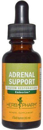 Adrenal Support, 1 fl oz (30 ml) by Herb Pharm, 補品，腎上腺，健康 HK 香港