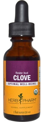 Clove, Flower Bud, 1 fl oz (30 ml) by Herb Pharm, 草藥，丁香 HK 香港