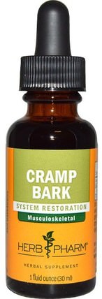 Cramp Bark, 1 fl oz (30 ml) by Herb Pharm, 草藥，抽筋樹皮 HK 香港