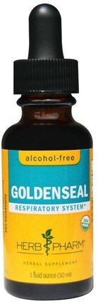 Goldenseal, Alcohol-Free, 1 fl oz (30 ml) by Herb Pharm, 草藥，黃金根 HK 香港