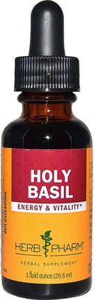 Holy Basil, 1 fl oz (29.6 ml) by Herb Pharm, 草藥，聖羅勒，adaptogen HK 香港
